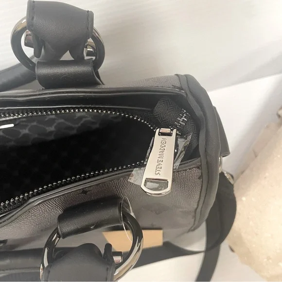 Steve Madden BGilda 2 Satchel in Black - Picture 6 of 10